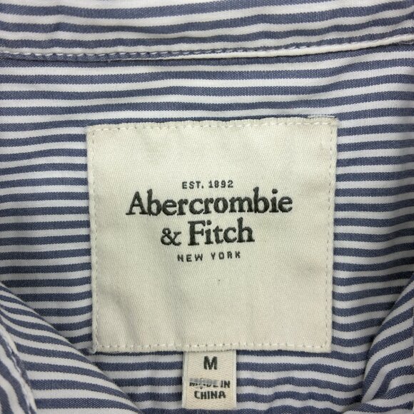 WOMENS ABERCROMBIE AND FITCH PINSTRIPE BLOUSE/DRESS SHIRT - Picture 4 of 5